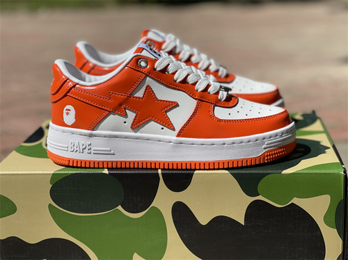 Pure original level_ Air Force BAPE Alliance_ White Orange color matching_ full code shipment_ 36-45-3a79c1c9